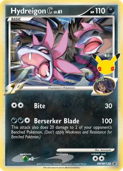 SWSH Black Star Promos Hydreigon C Pokémon card